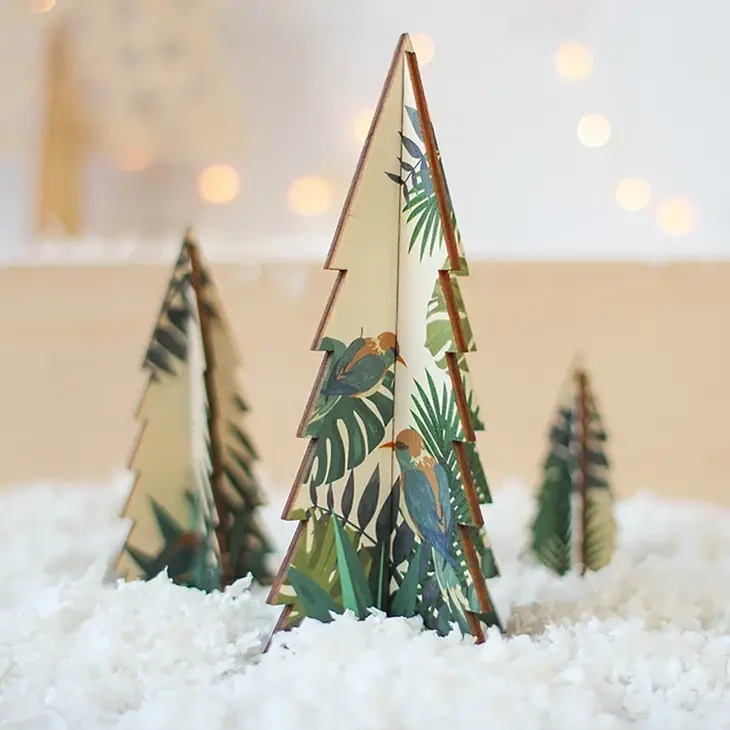 Christmas Tree Set, Palm Design
