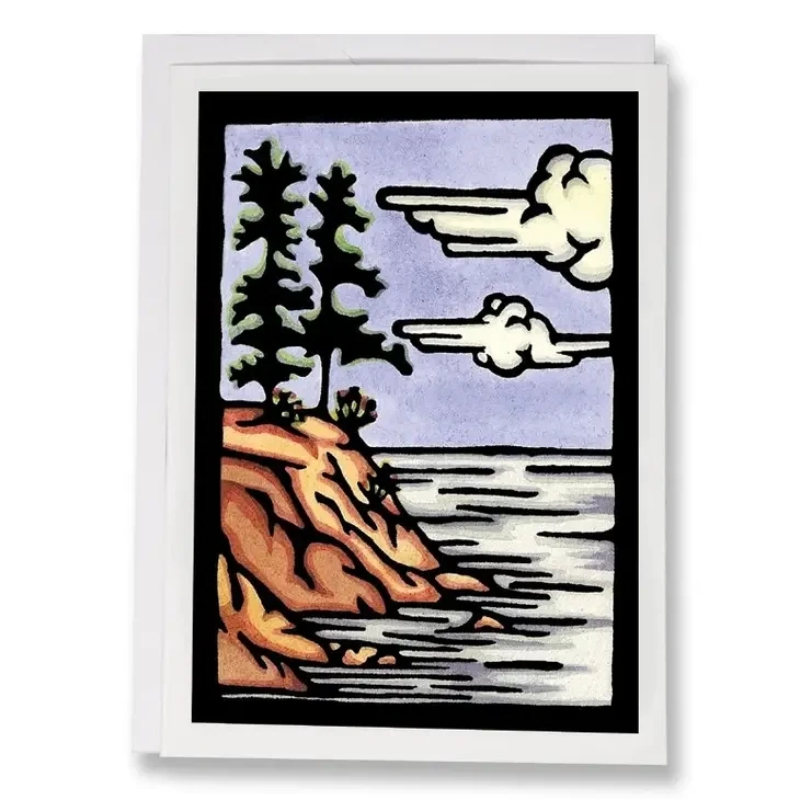 Rocky Shore Greeting Card