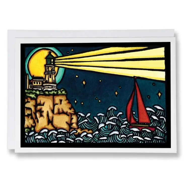 Beacon in the Storm Greeting Card