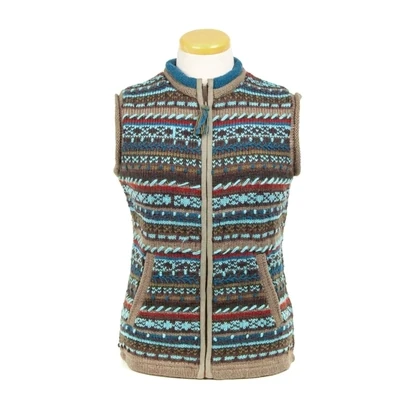 Lopika - Women's Wool Knit Vest - Khaki