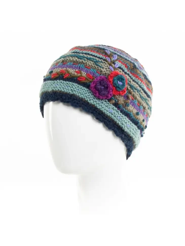 Lassen - Women's Wool Knit Beanie - Teal