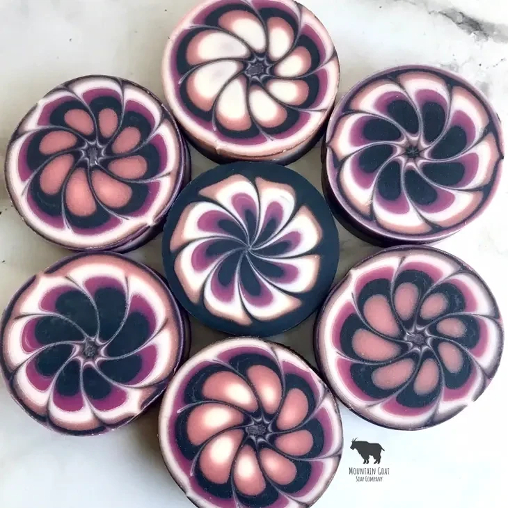 Wine Cup Flower Goat Milk Soap (Pink Grapefruit)