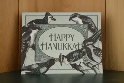 Hanukkah Birds Card