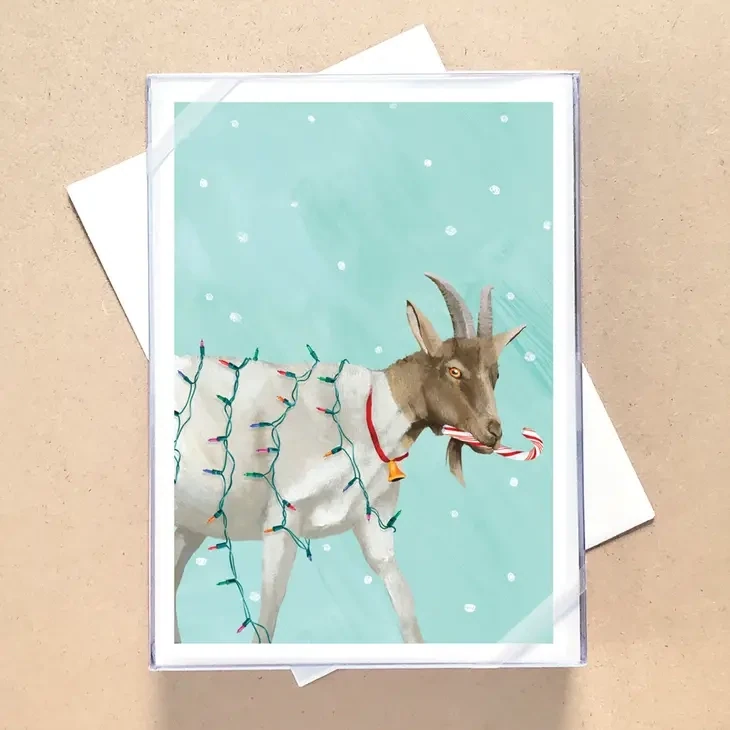 GOAT BOXED HOLIDAY CARDS - Set of 12