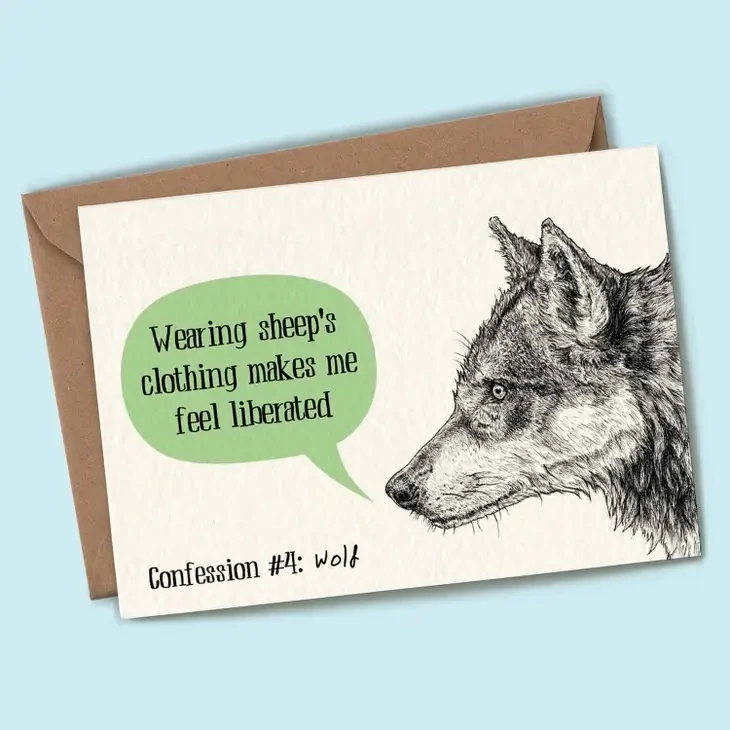 Wolf Card 5 x 7