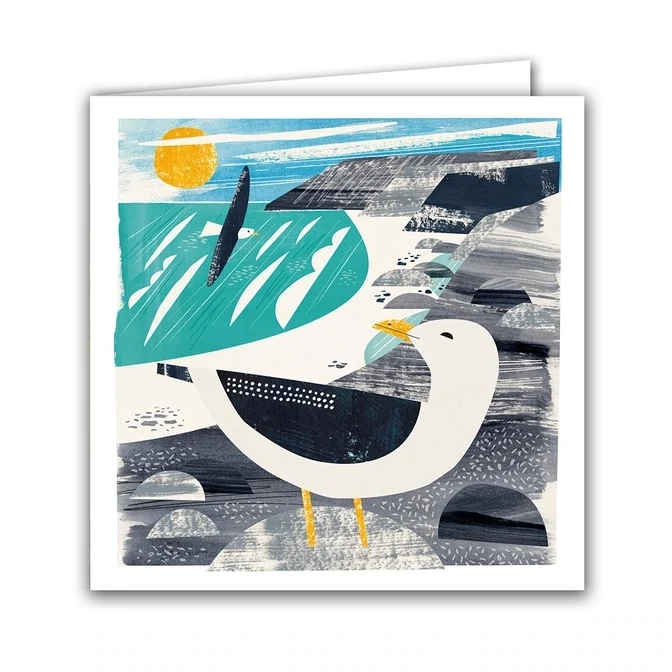 Seagull - Blank Greeting Card