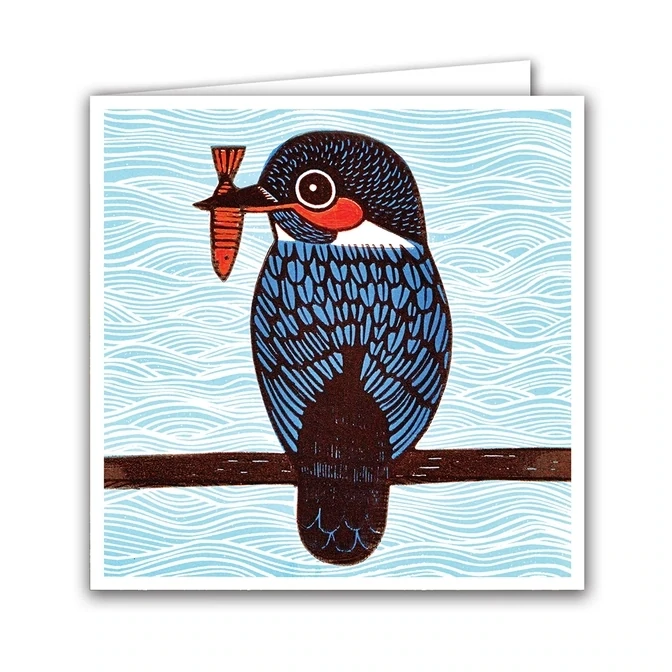 Kingfisher - Blank Greeting Card
