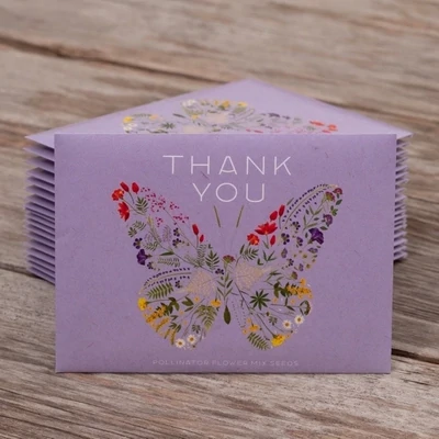 Thank You Butterfly Pollinator - Pollinator Flower Mix Seed