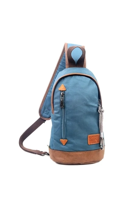 Urban Light Coated Canvas Sling Bag - Kale