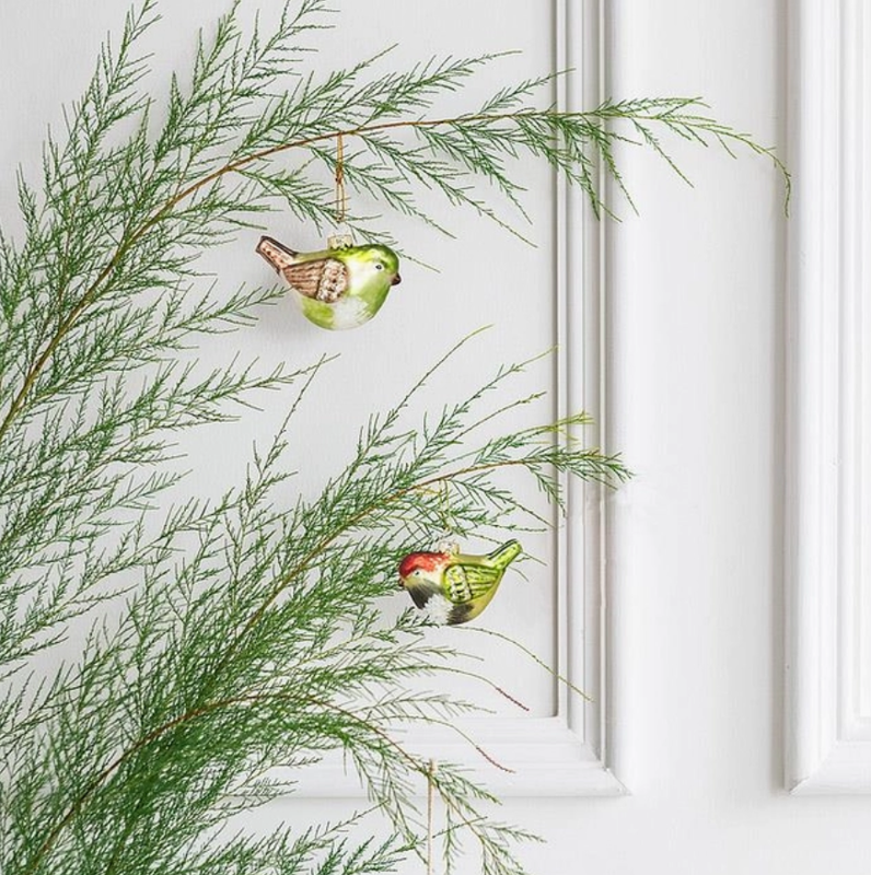Perched Wren Ornament