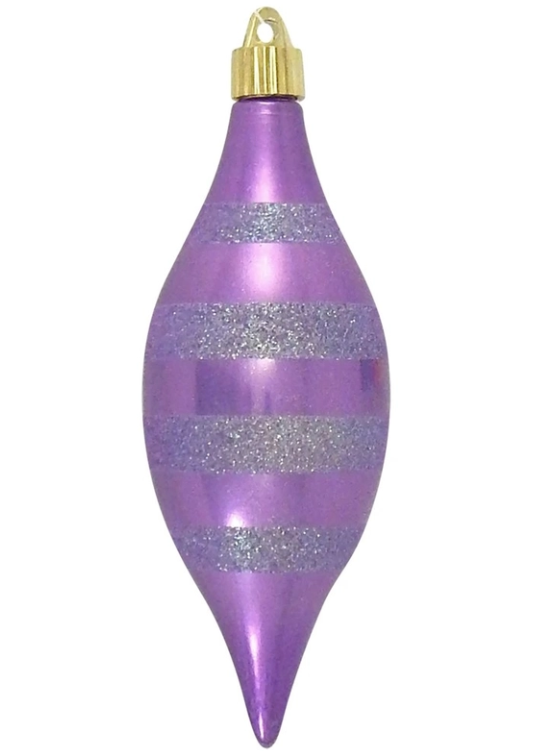 Violet Shatterproof 7" Ornaments