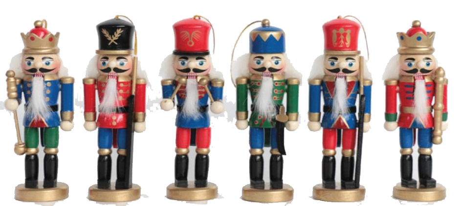 Single 5" King & Guard Nutcracker