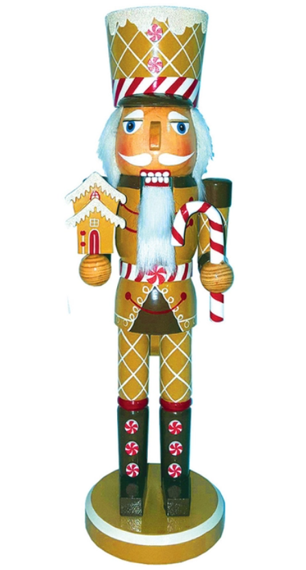 Single 14" Gingerbread Soldier Nutcracker 