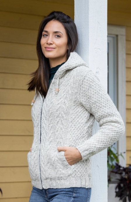 Women's Light Willow Wool Knit Sweater