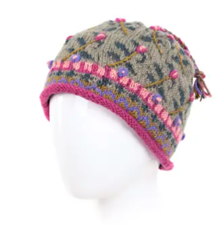 Sage Verbier Wool Knit Beanie