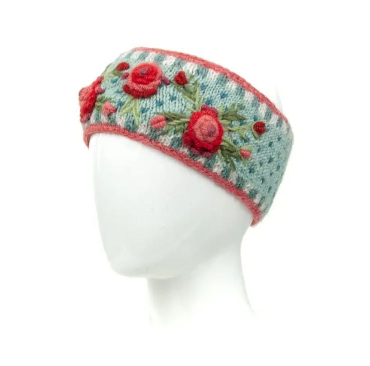 Aqua Aubrey Wool Knit Headband