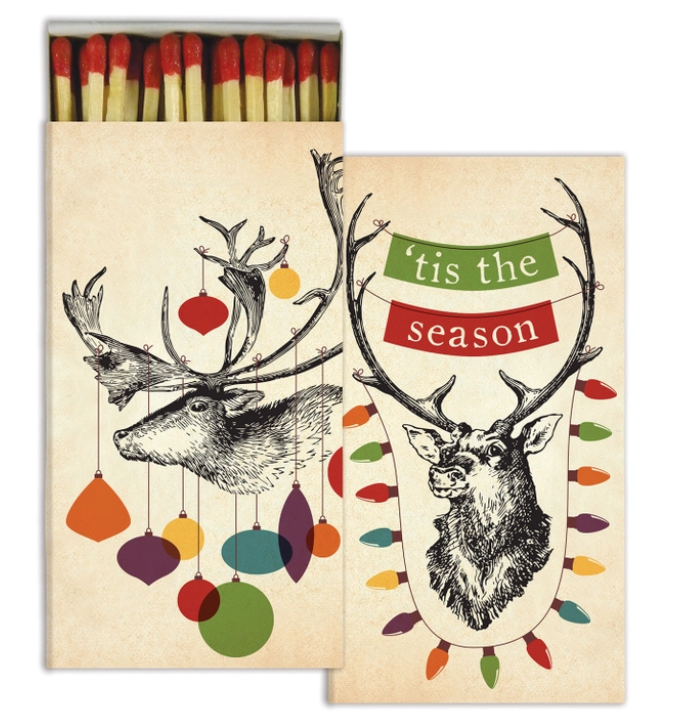 Christmas Stag Matchbox