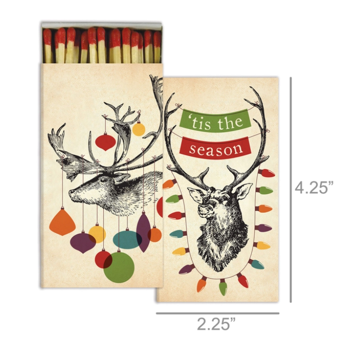 Christmas Stag Matchbox