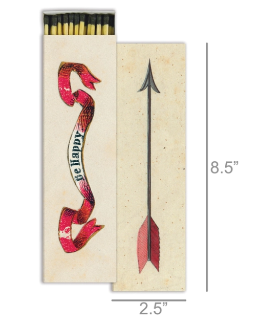 Be Happy & Arrow Matchbox