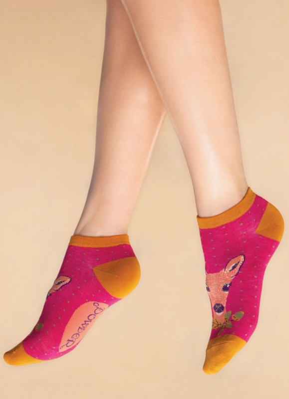 Enchanting Evening Doe Fuchsia Socks 