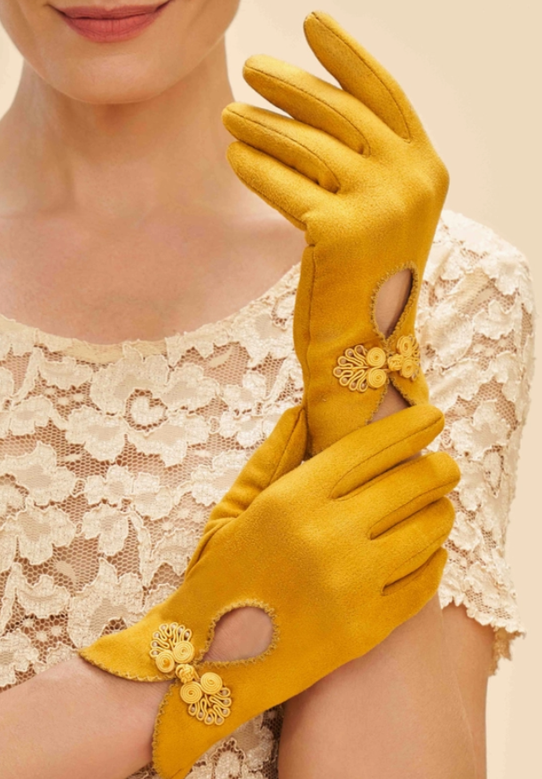 Mustard Suki Gloves
