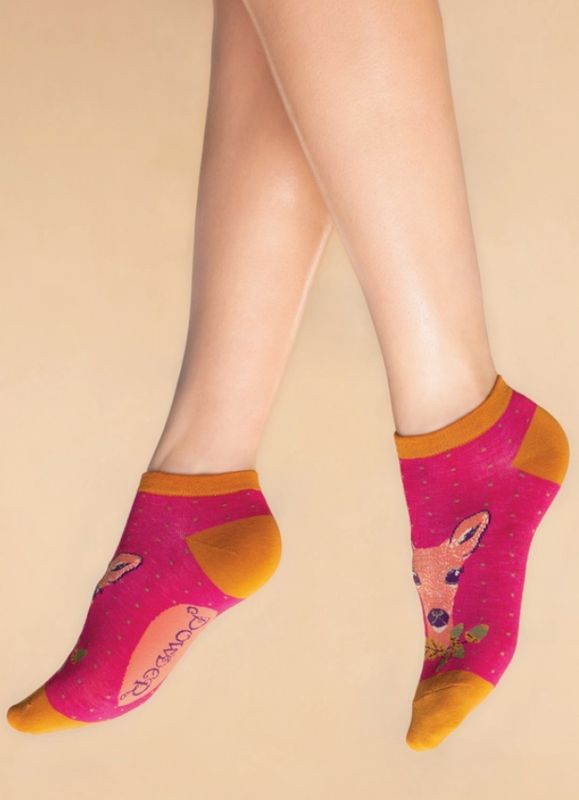 Enchanting Evening Doe Fuchsia Socks 