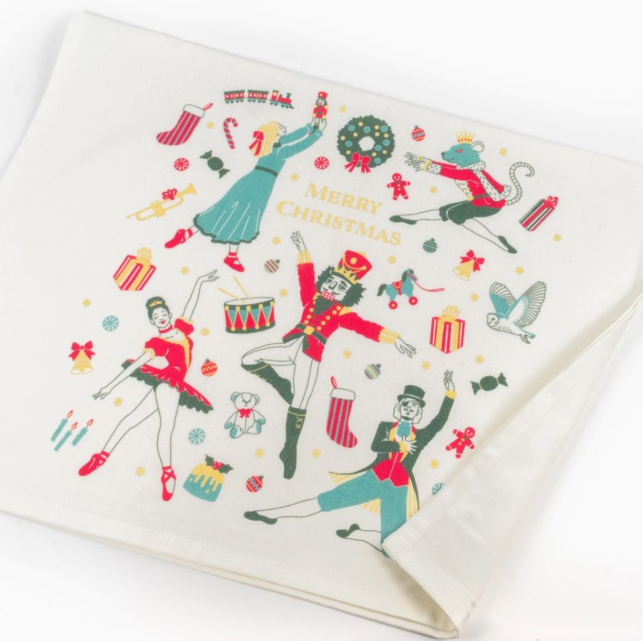 Nutcracker Holiday Tea Towel