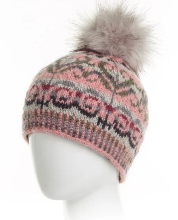 Natalia - women's wool knit beanie