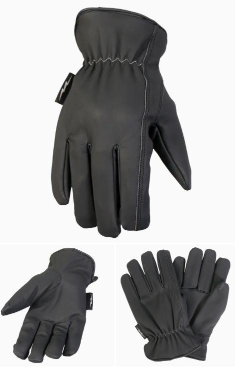 Midnight Matte Leather Gloves
