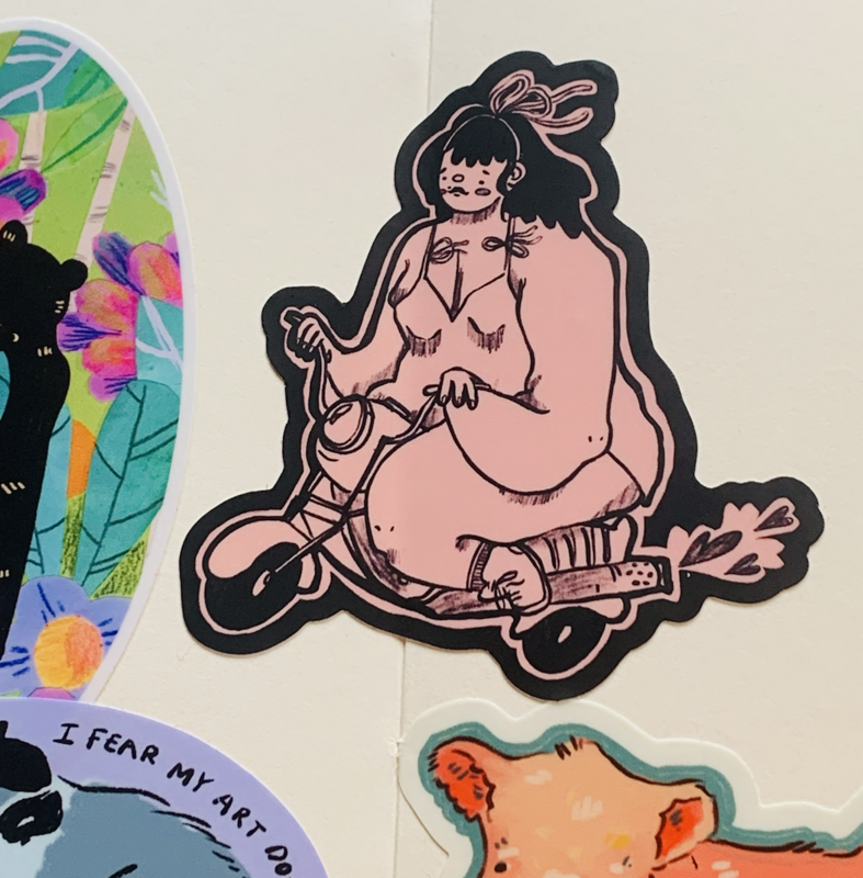Fat Bottomed Girls Sticker