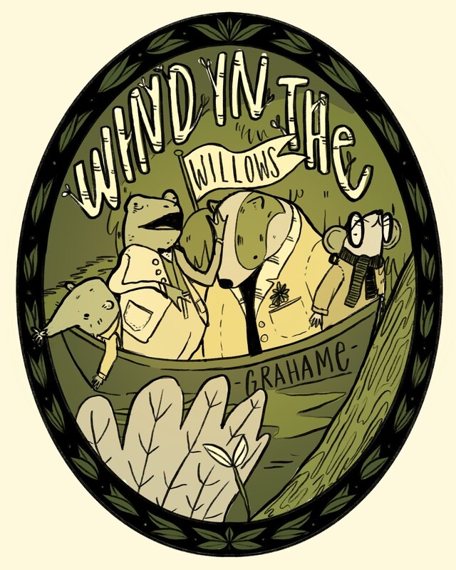 Wind in The Willows (Classic Book Print)