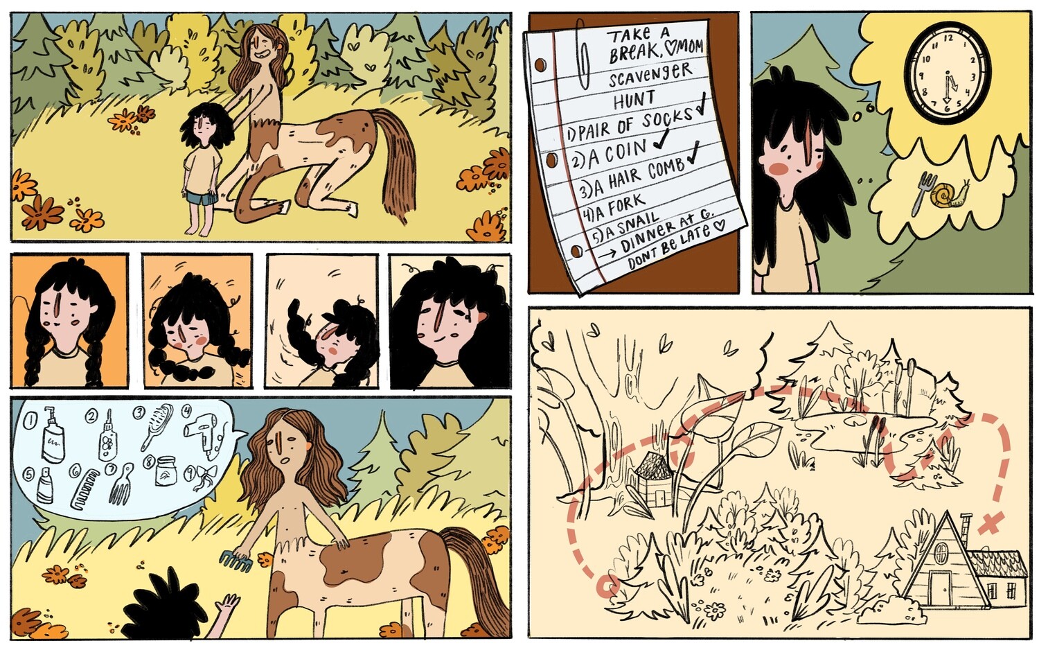 &quot;Scavenger Hunt&quot; A Children&#39;s Graphic Novel Hard Cover