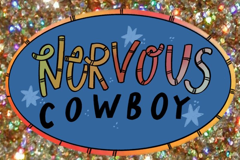 Nervous Cowboy Sticker
