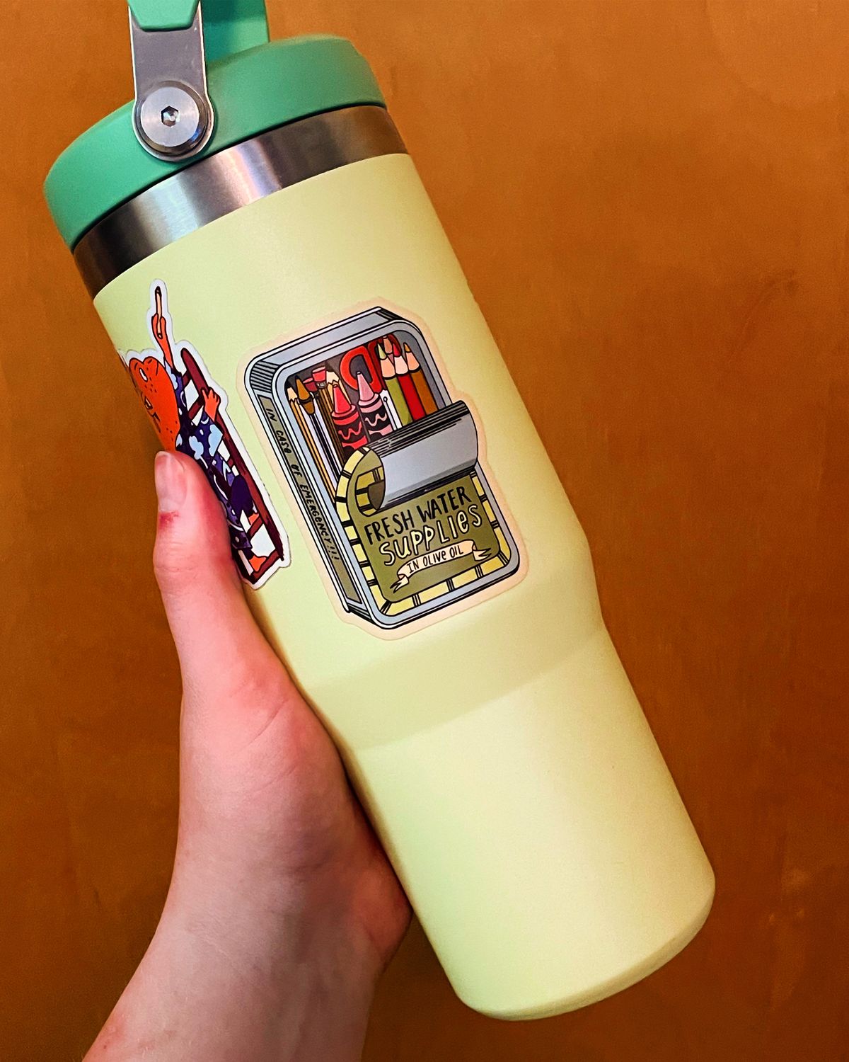 Supplies in Olive Oil Sticker