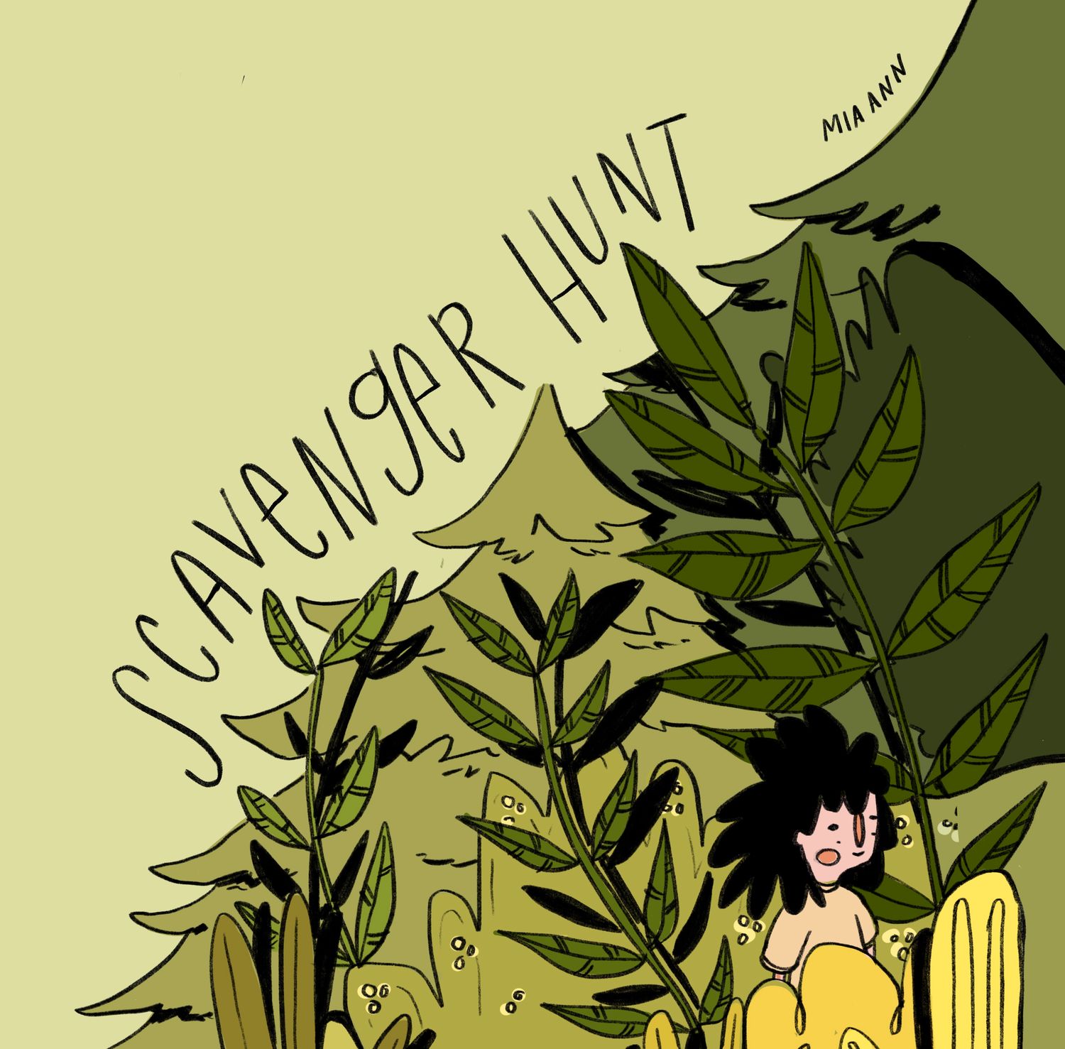 &quot;Scavenger Hunt&quot; A Children&#39;s Graphic Novel Hard Cover