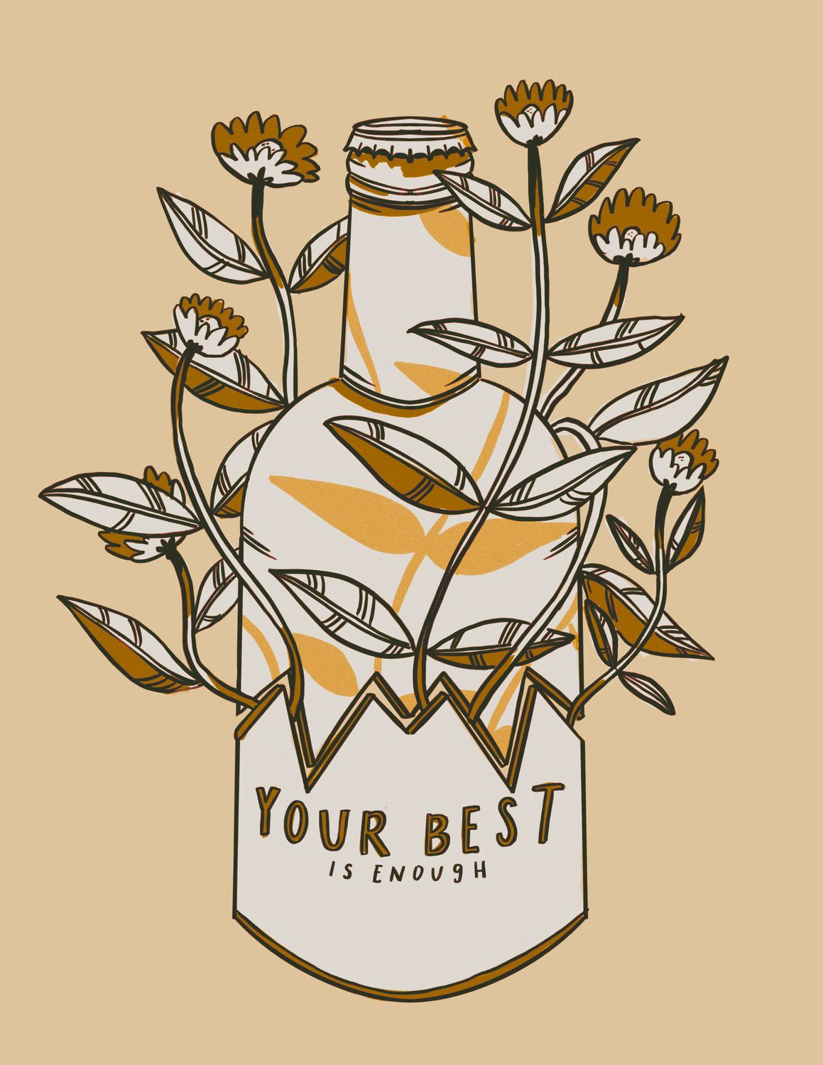 Your Best Is Enough Print (8 by 10)