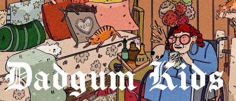 Dadgum Kids Bumper Sticker