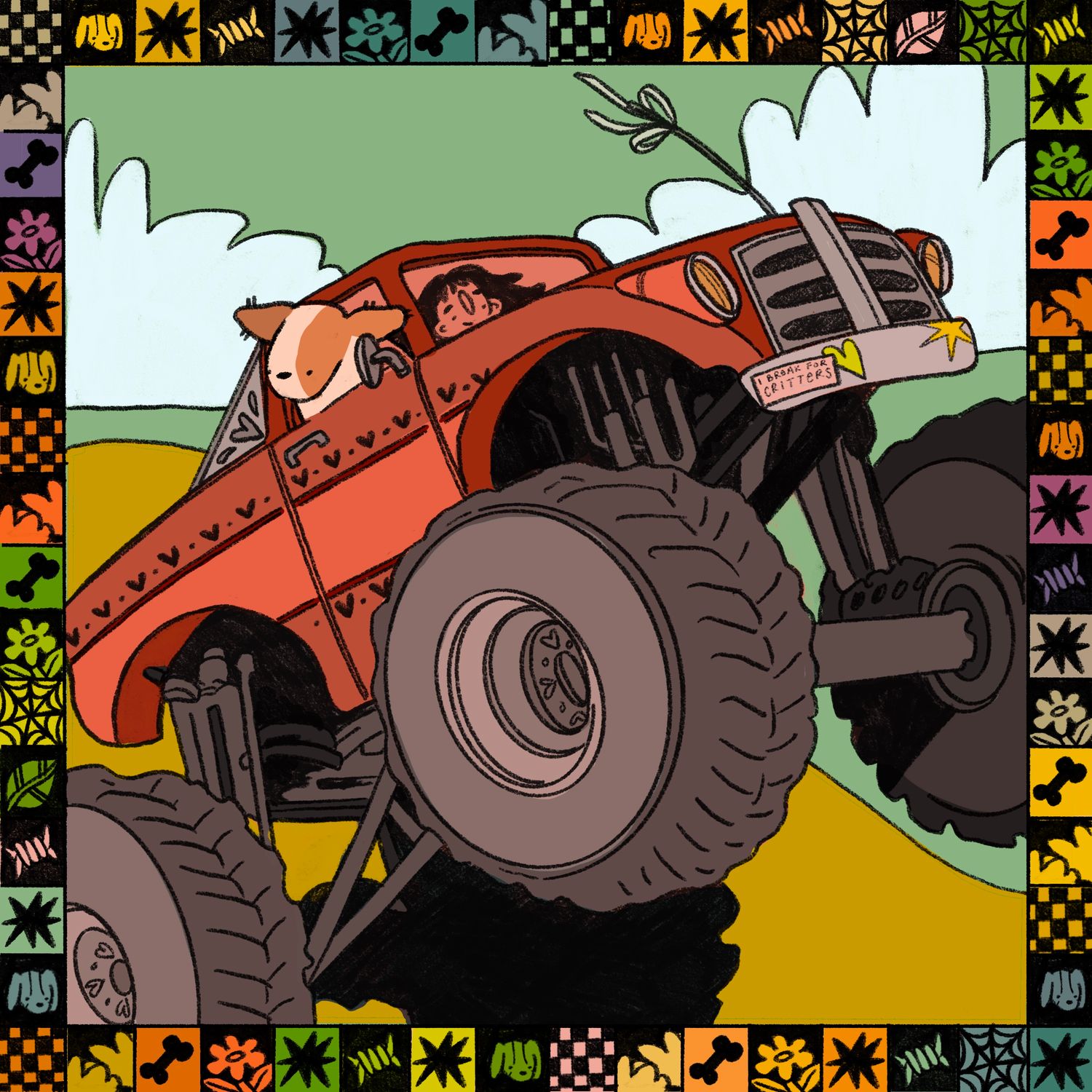 Monster Truck Gals Print