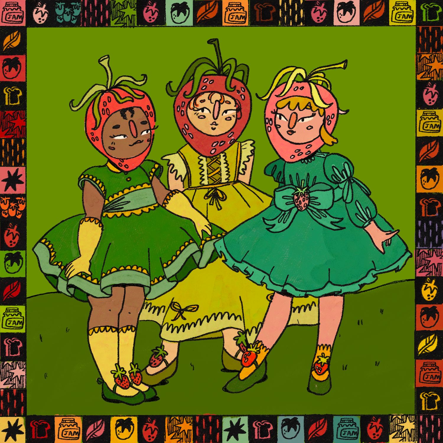 Gossiping Berries Print