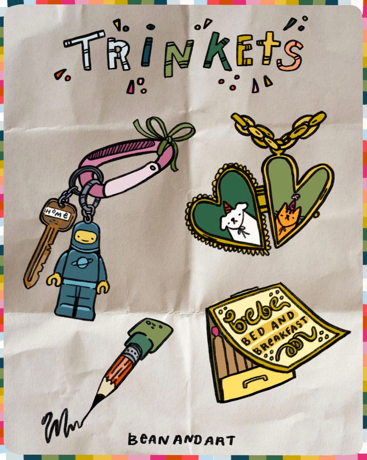 Trinkets Sticker Sheet