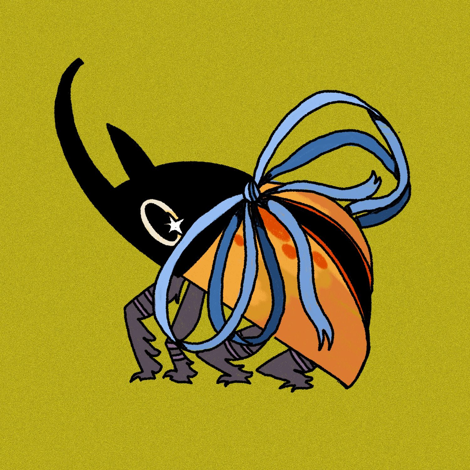 Beautiful Beetle Sticker