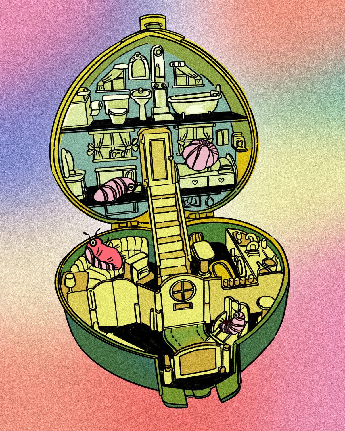 Pill Bugs in My Pocket Print