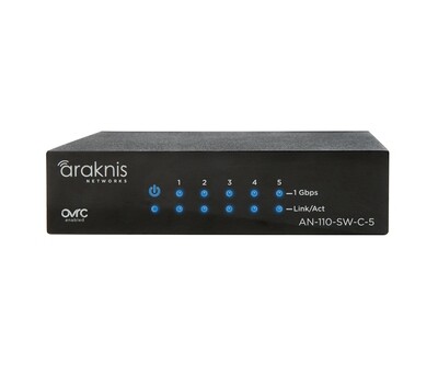 Araknis Networks® 110 Series Unmanaged+ Gigabit Switch - Compact Design
