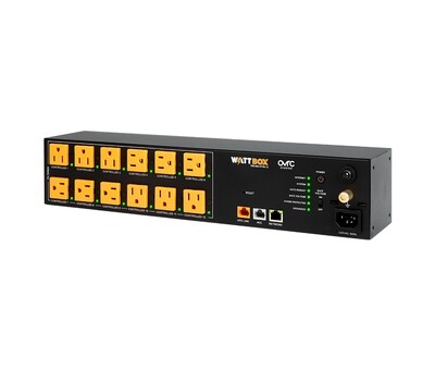 WattBox® 800 Series IP Power Conditioner | 12 Individually Controlled Metered Outlets