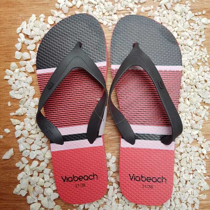 SANDALIA BRASILERA MASCULINO ROJO VIA BEACH