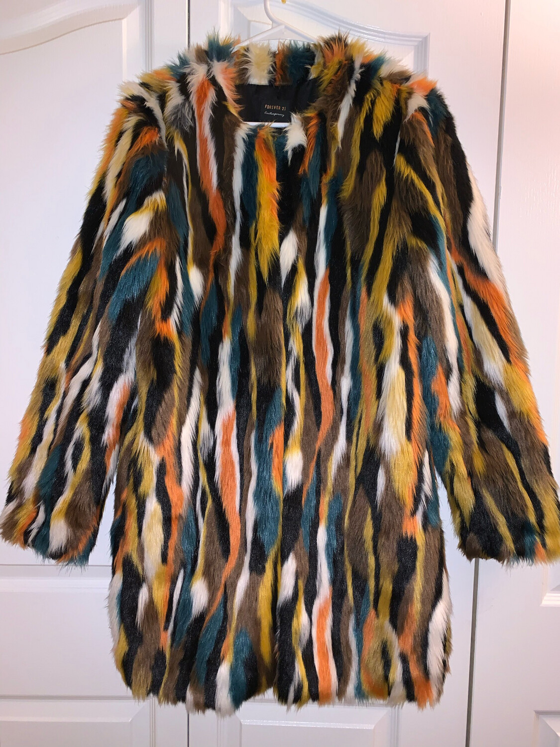 Faux Fur Forever 21 Coat-Large
