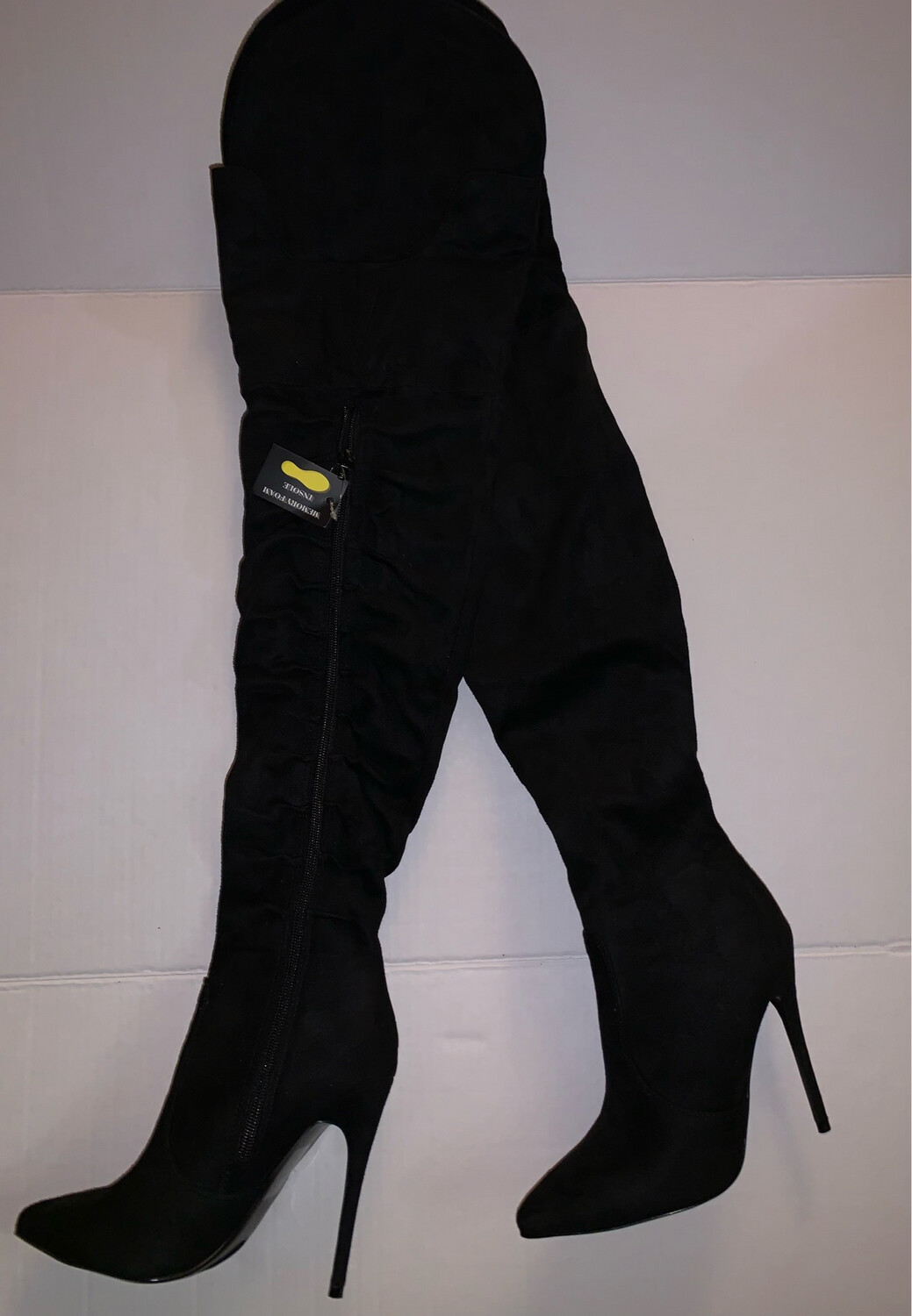 Black Thigh Boots Size 8.5