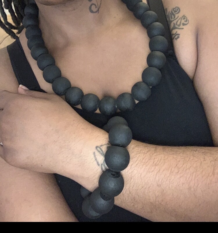 Solid as a Rock Necklace &amp; Bracelet Set-Made To Order