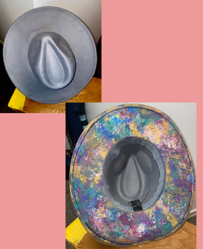 Custom Painted Fedora