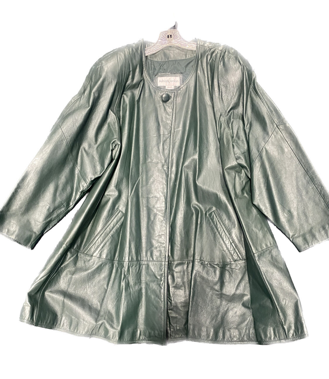 Adrian Jordan Swing Leather Coat